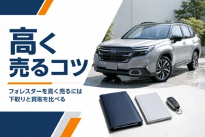 フォレスターを高く売るコツを解説する記事のアイキャッチ