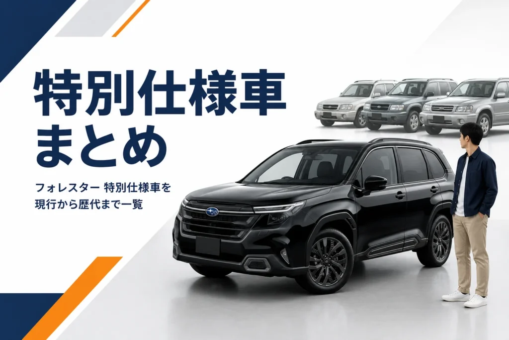 フォレスターの特別仕様車のイメージ